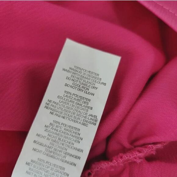 NEW Nasty Gal Ruched Satin Mini Dress in Pink Size 4 - Picture 14 of 16